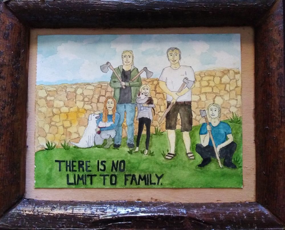Painting by Lina Luna - There is no limit to family